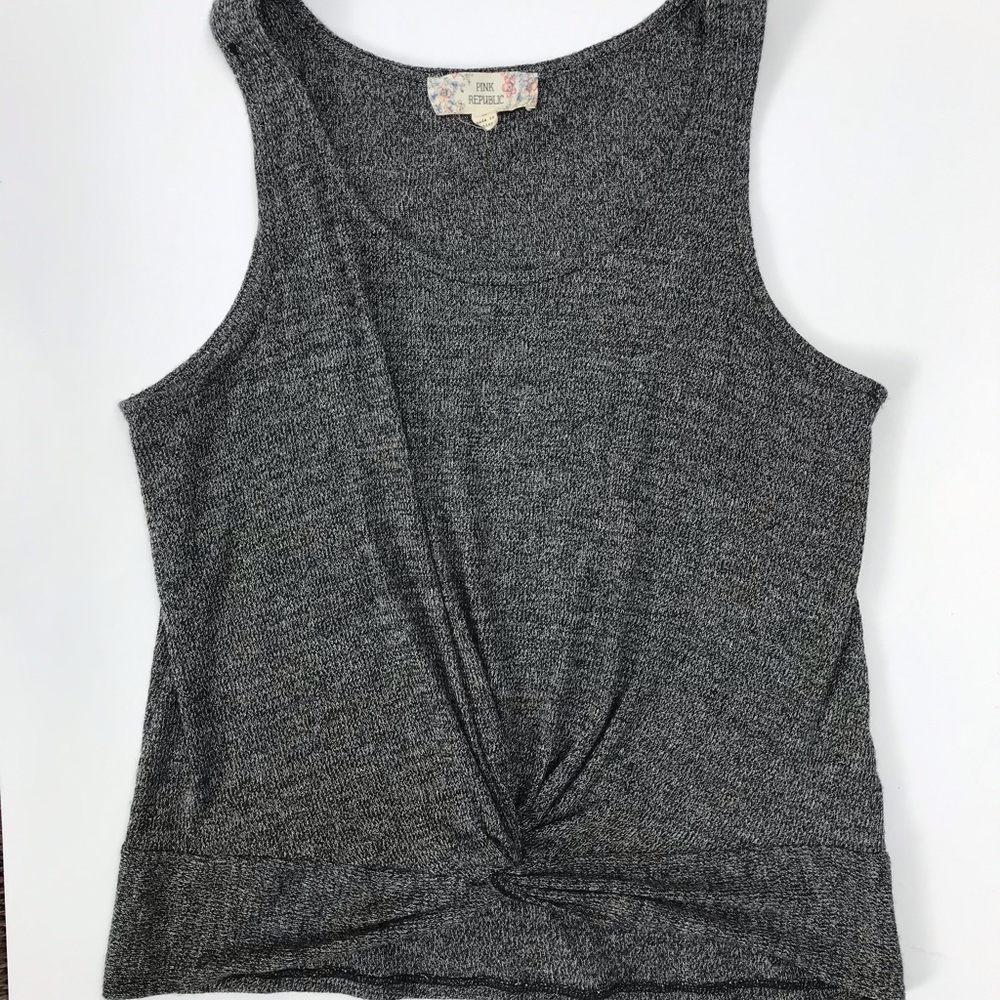 Pink Republic Heather Gray Crop Top